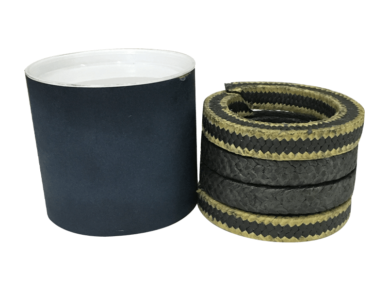 Conjunto de anéis de vedação em grafite PTFE reforçado com Kevlar