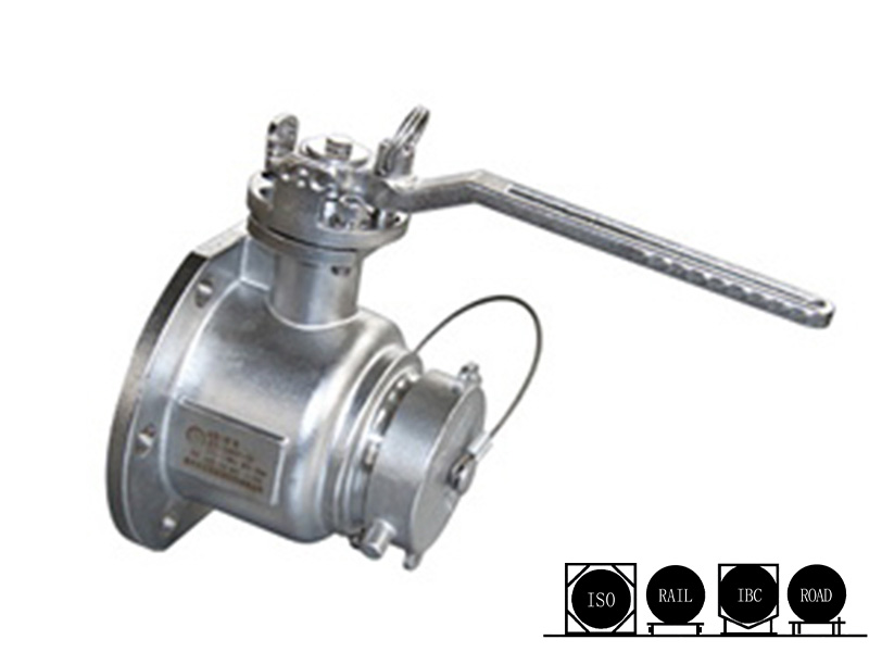 Válvula de esfera de descarga inferior DN80 BSP