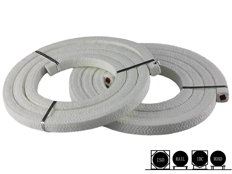 Vedação entrançada melhorada com PTFE para retenção superior de fluidos