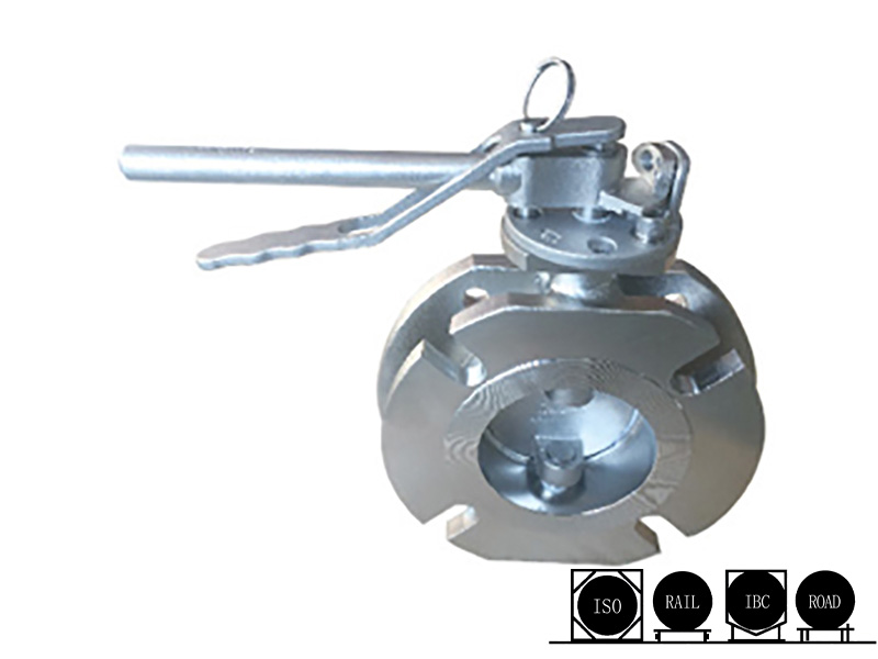 Válvula borboleta de descarga superior flangeada DN80