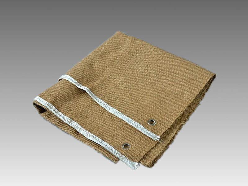 Manta de fibra cerâmica com infusão de vermiculite de alto desempenho para isolamento térmico